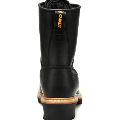 Carolina Men's Spruce 8" Stl Toe WP Logger Work Boot - Black - CA9825