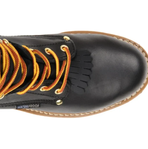 Carolina Men's Spruce 8" Stl Toe WP Logger Work Boot - Black - CA9825