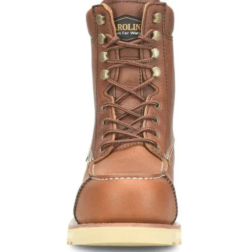 Carolina Men's Staple Gun 8" Carbon Comp Toe WP Work Boot -Tan- CA7571