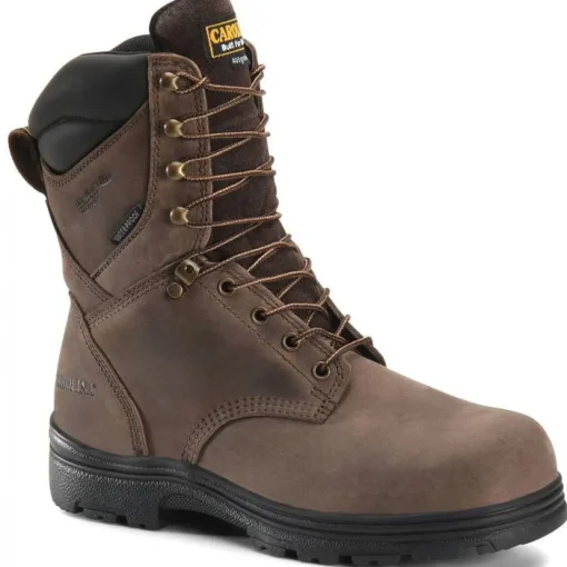 Carolina Men's Surveyor 8" Insulated Waterproof Work Boot -Brown- CA3034