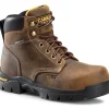 Carolina Women's Circuit 6" Comp Toe WP Slip Resist Work Boot -Brown- CA1626