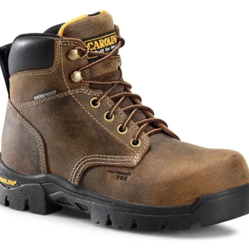 Carolina Women's Circuit 6" Comp Toe WP Slip Resist Work Boot -Brown- CA1626