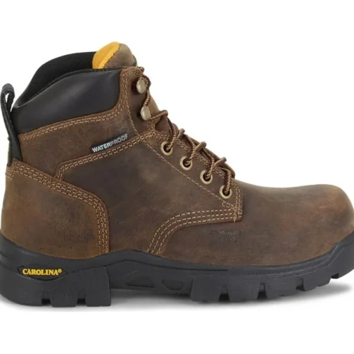 Carolina Women's Circuit 6" Comp Toe WP Slip Resist Work Boot -Brown- CA1626
