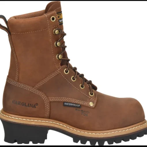 Carolina Women's Elm 8" Comp Toe WP Slip Resist Work Boot -Brown- CA1435