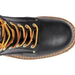 Carolina Women's Elm 8” WP Steel Toe Logger Work Boot - Black - CA1420