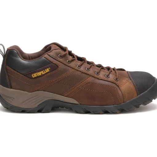 CAT Men's Argon Composite Toe Work Shoe - Dark Brown - P89957