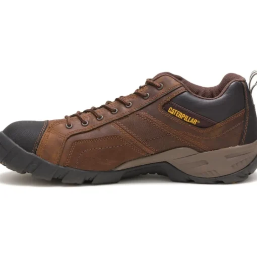 CAT Men's Argon Composite Toe Work Shoe - Dark Brown - P89957