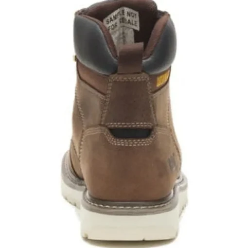 CAT Men's Calibrate Soft Toe WP Slip Resistant Work Boot -Khaki- P51074