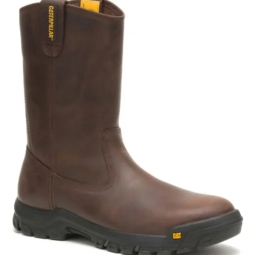Cat Men's Drawber Pull On Soft Toe Work Boot -Summer Brown- P51034