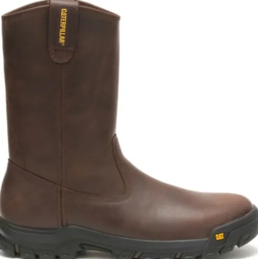 Cat Men's Drawber Pull On Soft Toe Work Boot -Summer Brown- P51034