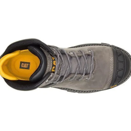 CAT Men's Excavator Superlite Nano Toe WP Work Boot - Pewter - P91197