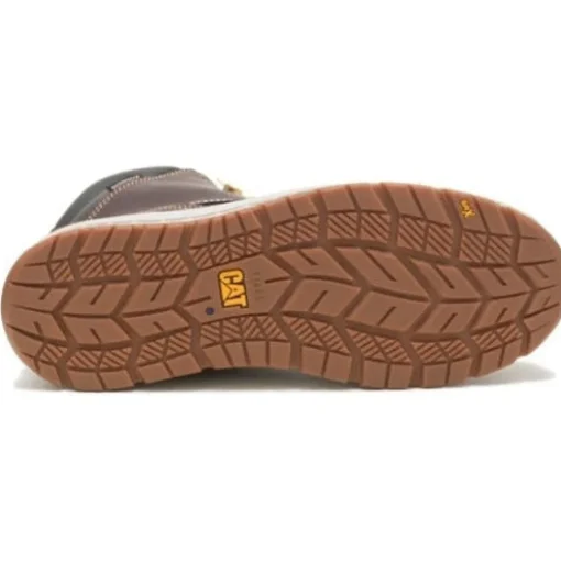Cat Men's Impact Soft Toe WP Slip Resist Work Boot -Friar Brown- P51076