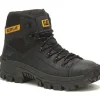 CAT Men's Invader Comp Toe Waterproof Hiker Work Boot -Black- P91542