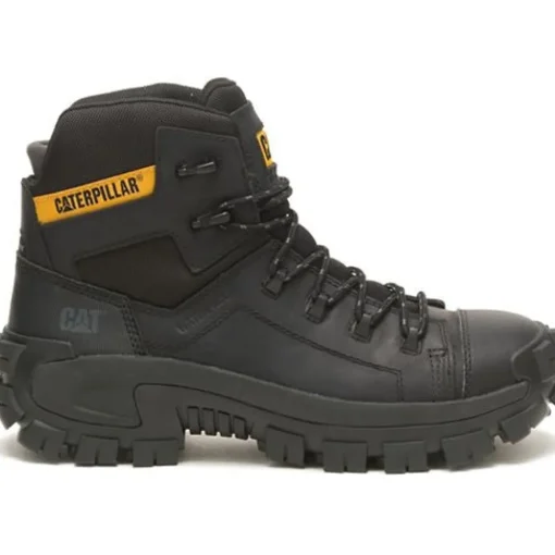 CAT Men's Invader Comp Toe Waterproof Hiker Work Boot -Black- P91542