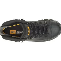 CAT Men's Invader Comp Toe Waterproof Hiker Work Boot -Black- P91542