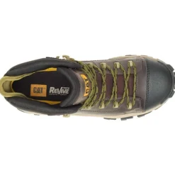 CAT Men's Invader Comp Toe Waterproof Hiker Work Boot -Coffee- P91541