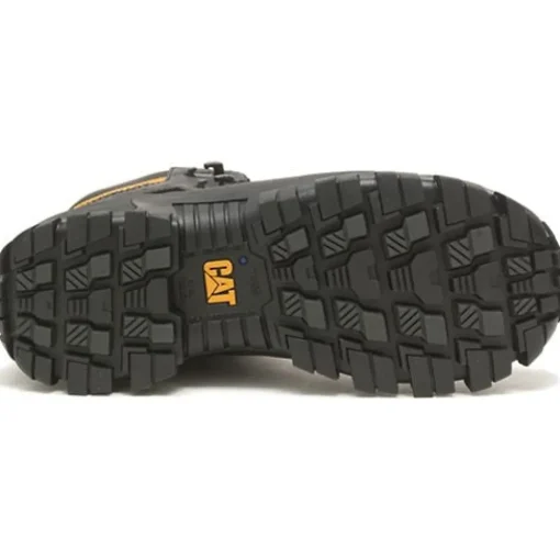 CAT Men's Invader Comp Toe Waterproof Hiker Work Boot -Black- P91542