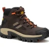 Cat Men's Invader Mid Vent CT Slip Resist Work Boot -Coffee- P91663