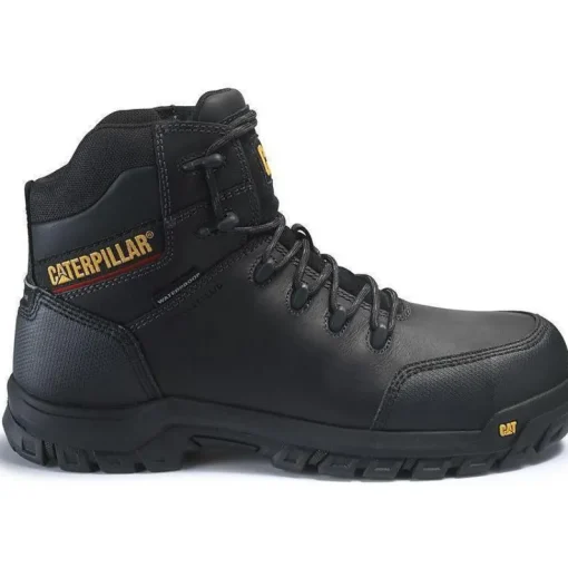 CAT Men's Resorption WP Comp Toe Work Boot - Black - P90976