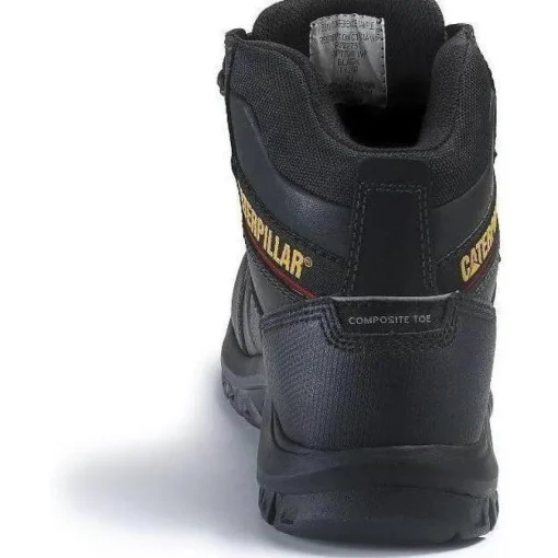CAT Men's Resorption WP Comp Toe Work Boot - Black - P90976