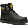 Cat Men's Second Shift Steel Toe WP Slip Resist Work Boot -Black- P91658