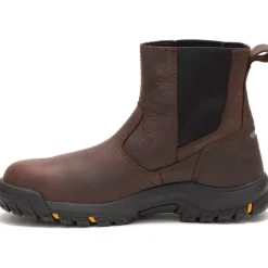 CAT Men's Wheelbase Steel Toe Work Boot - Clay - P91026