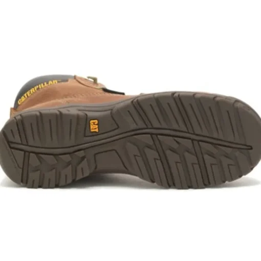 CAT Women's Resorption Waterproof Comp Toe Work Boot - Brown - P91392