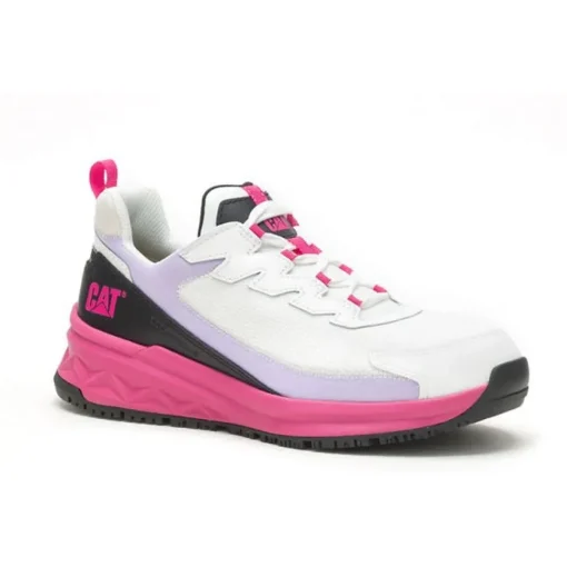 CAT Women's Streamline Runner CCT Original Work Shoe - White/Black - P91498