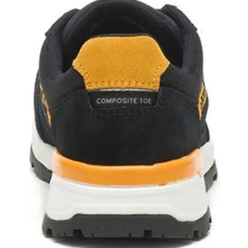 CAT Women's Venward CT Slip Resist Work Shoe -Black/Cat Yellow- P91605