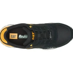 CAT Women's Venward CT Slip Resist Work Shoe -Black/Cat Yellow- P91605