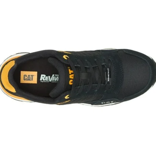CAT Women's Venward CT Slip Resist Work Shoe -Black/Cat Yellow- P91605