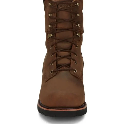 Chippewa Men's Super Dna 8" WP Lace Up Work Boot - Brown - 59416