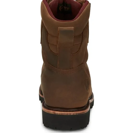 Chippewa Men's Super Dna 8" WP Lace Up Work Boot - Brown - 59416