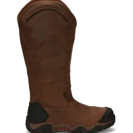 Chippewa Men's Cross Terrain 17" Comp Toe WP Pull-On Snake Hunt Boot- AE5034