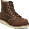 Chippewa Men's Edge Walker 6" Moc Toe Lace Up Work Boot -Brown- ED5322