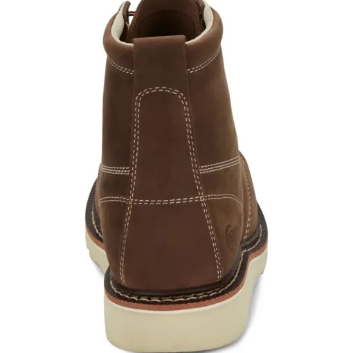 Chippewa Men's Edge Walker 6" Moc Toe Lace Up Work Boot -Brown- ED5322
