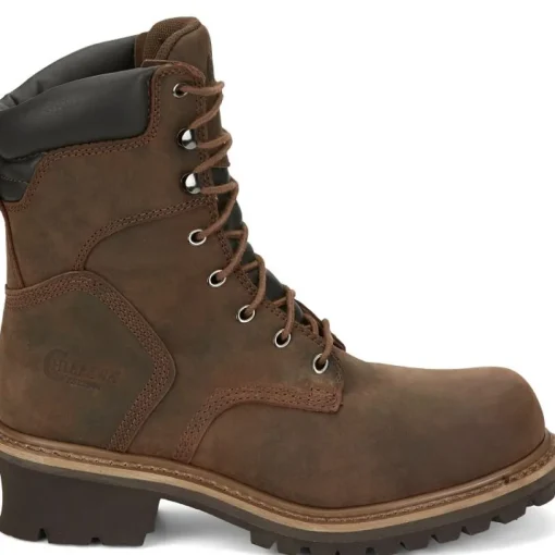 Chippewa Men's Hador 8" Steel Toe WP 400G Ins Logger Work Boot - 55025