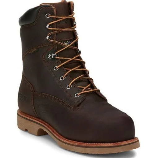 Chippewa Men's Serious+ 8" Comp Toe WP Metguard PR Lace-Up Work Boot - 72311