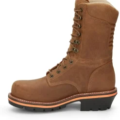 Chippewa Men's Thunderstruck 10" Nano Comp Toe Work Boot Brown- TH1030