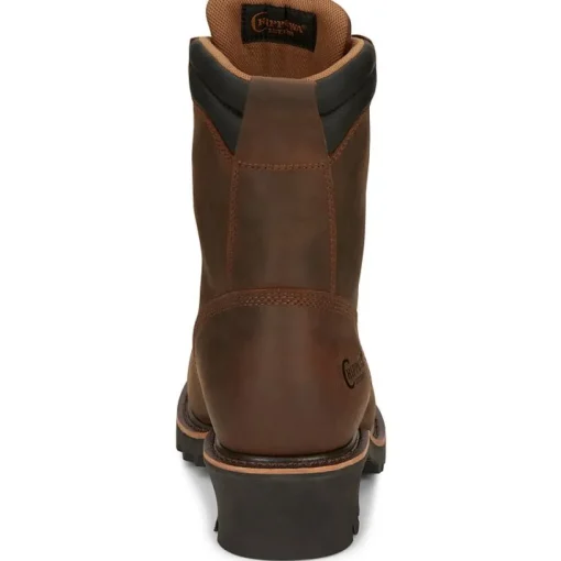 Chippewa Men's Valdor 8" Comp Toe WP Logger Work Boot - Tan - 73236