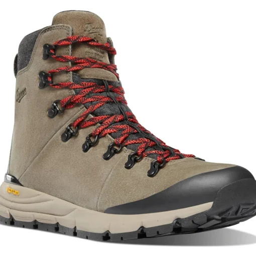 Danner Men's Arctic 600 7" WP 200G Side-Zip Hiking Boot- Brown- 67338