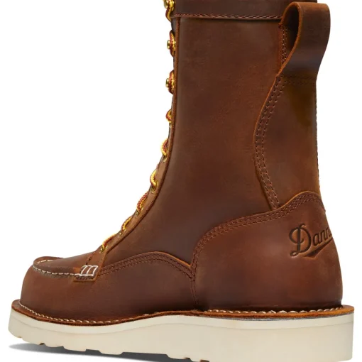 Danner Men's Bull Run 8" Moc Toe USA Made Wedge Work Boot - Tobacco - 15541