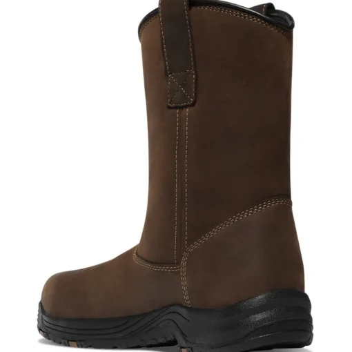 Danner Men's Caliper 10" Plain Toe WP Wellington Work Boot -Brown- 19490