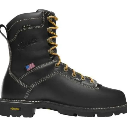 Danner Men's Quarry 8" Alloy Toe Metguard WP USA Made Work Boot - 17310