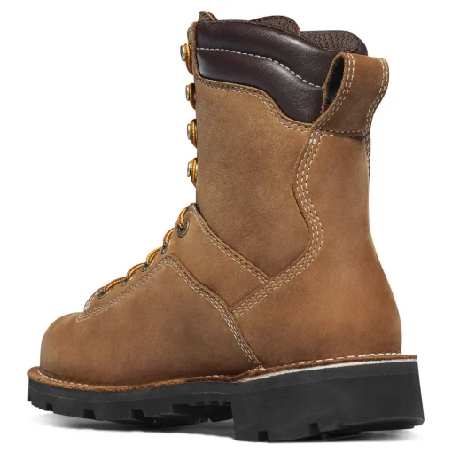 Danner Men's Quarry USA Made 8" Alloy Toe WP Work Boot - Brown - 17317