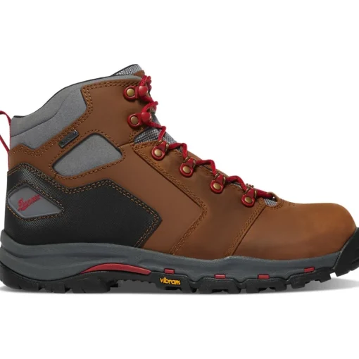 Danner Men's Vicious 4.5" Comp Toe WP Slip Resist Work Boot -Brown- 13882