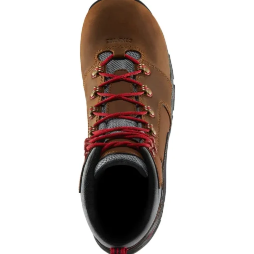 Danner Men's Vicious 4.5" Comp Toe WP Slip Resist Work Boot -Brown- 13882