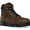 Danner Women Caliper 5" Plain Toe WP Work Boot -Brown- 19460