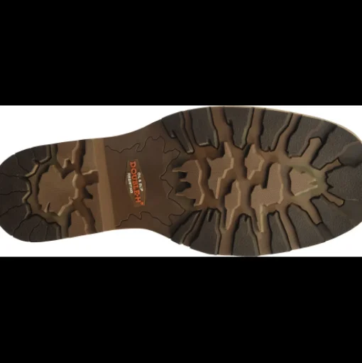 Double H Men's Abner 12" Comp Toe WP Western Work Boot- Brown - DH5353
