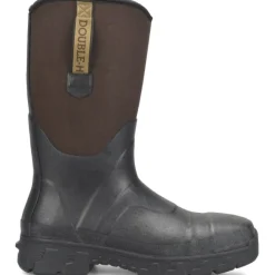 Double H Men's Albin 13" Wide ST Rubber Work Boot - Brown - DH2106